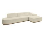 ECKSOFA Ottomane Rechts IREA-L2-v2 - 327x165x80 cm Beige