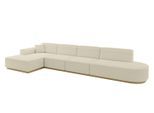 ECKSOFA Ottomane Links IREA-L3-v2 - 412x165x80 cm Beige