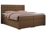 BOXBETT CARMEN 120/200 Braun Kunstleder - H4