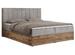 BOXBETT BELLISSIMO 160/200 Hellgrau Velvet - H3
