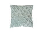 DEKOKISSEN Tufted 45/45 cm grün mit Rautenmuster