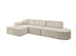 ECKSOFA Ottomane Links IREA-L2-v3 - 328x171x79 cm Dunkelgrau