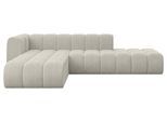 ECKSOFA modulares Sofa Zuvon-L1 - 296x177x70 cm Creme