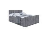 BOXSPRINGBETT OTTA-Z KING - 200x200 - H3/H4 - Dunkelgrau