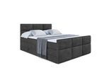 BOXSPRINGBETT OHIO-Z KING - 180x200 - H3/H4 - Schwarz