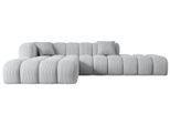 ECKSOFA Ottomane Links OLEA-L2 - 289x176x71 cm Grau