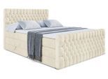 BOXSPRINGBETT SERENE-Z KING - 180 x 200 - H3/H4 - Beige