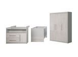 BABYZIMMER-SET Maren 2, mit breiter Wickelkommode, 3-teilig