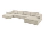 WOHNLANDSCHAFT IREA-U2-v4 - 388x171x79 cm Dunkelgrau