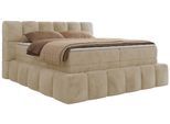 BOXSPRINGBETT NIRA KING 200/200 Creme Plüsch - H3