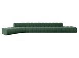 ECKSOFA modulares Sofa Solven-L3 - 562x174x70 cm Grün