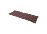 BANKAUFLAGE 3-Sitzer braun 143/48/5 cm