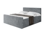 BOXBETT mit Matratze H3 und Lattenrost - TOLO-Z-v1 - 160x200 Cord - Dunkelgrau