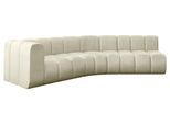 ECKSOFA modulares Sofa Karex-L1 - 308x194x70 cm Beige