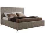 POLSTERBETT CORIVO CLASSIC 140/200 - Grau Strukture - Multipocket-Matratze
