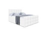 BOXSPRINGBETT APO-Z KING - 180 x 200 - H3/H4 - Weiß Hochglanz