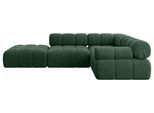 ECKSOFA modulares Sofa Felto-L1 - 285x190x70 cm Grün Cord