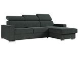 ECKSOFA FOX-L Dunkelgrau
