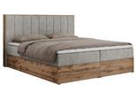 BOXBETT BELLISSIMO 160/200 Hellgrau Struktur - H4