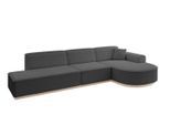 ECKSOFA Ottomane Rechts ARRIO-L2 - 328x171x83 cm Grau