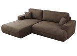 ECKSOFA OVO L Braun Velvet - Links Seite
