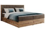 BOXBETT ALBERO 4 - 180/200 Braun Velvet - H3