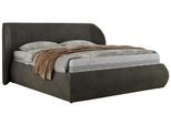 POLSTERBETT CAELA CLASSIC 140/200 - Dunkelgrau Velvet - Multipocket-Matratze