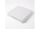 SITZKISSEN orthopädisch 50/50/10 cm – Sesselkissen grau gestreift