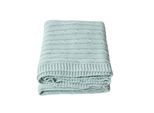 STRICKDECKE 150/200 cm, Baumwolle mit Rautenmuster