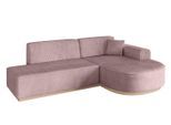 ECKSOFA Ottomane Rechts ARRIO-L1 - 243x171x83 cm Rosa