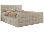 BOXSPRINGBETT ALTIVO KING DUO 200/200 - Creme Strukture - H4