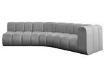 ECKSOFA modulares Sofa Karex-L1 - 308x194x70 cm Grau