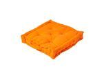 SITZKISSEN orange 40/40/8 cm – Bodenkissen unifarben
