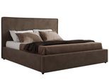 POLSTERBETT CORIVO CLASSIC 140/200 - Braun Velvet - Schaum-Matratze