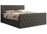 BOXBETT MIREN DUO 180/200 - Grau Kunstleder - H4