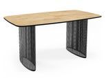 ESSTISCH Cavaro rechteckig oval ausziehbar, Braun 160-236/90/76 cm