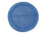 BADEMATTE 80 cm rund, 100% Baumwolle, wendbar