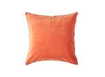 KISSENHÜLLE Baumwollsamt orange 60/60 cm