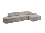ECKSOFA Ottomane Rechts IREA-L2-v3 - 328x171x79 cm Hellbraun
