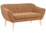 SOFA Pirs 2 Sitzer Strukture Orange