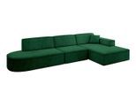 ECKSOFA Ottomane Rechts IREA-L2-v4 - 328x171x79 cm Grün
