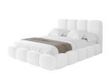 POLSTERBETT mit Bettkasten und Lattenrost, Boxbett ohne Matratze - KALA 160x200 Weiß