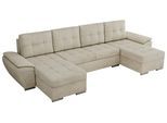 WOHNLANDSCHAFT UMBRIA U Beige Velvet