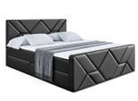 BOXBETT BARWA-Z - 200x200 cm - H3 - Schwarz Hochglanz