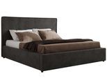 POLSTERBETT CORIVO CLASSIC 160/200 - Dunkelgrau Velvet - Multipocket-Matratze
