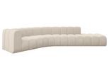 ECKSOFA modulares Sofa Tilmo-L1 - 399x194x70 cm Beige
