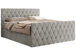BOXBETT MIREN DUO 180/200 - Hellgrau Strukture - H3