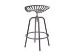 BARHOCKER Traktorsitz, Metall im Vintage-Look, höhenverstellbar