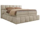 BOXSPRINGBETT NIRA KING 180/200 Beige Velvet - H3