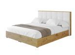 POLSTERBETT mit Bettkasten und Lattenrost, Bett mit Matratze H3/H4 - ENZO7 120x200 Weiß